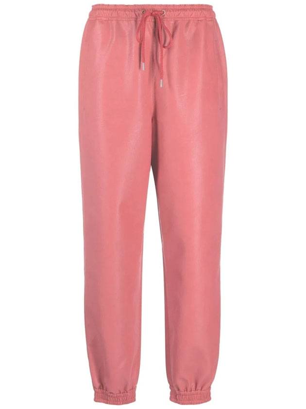 faux-leather tapered trousers - STELLA MCCARTNEY - BALAAN 1