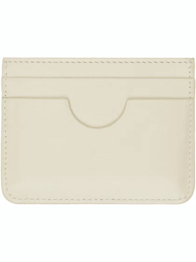 heart logo card wallet cream - AMI - BALAAN 4