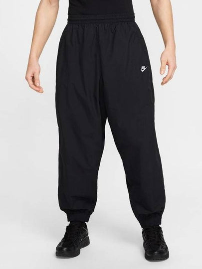 Club Woven Track Pants Black - NIKE - BALAAN 2