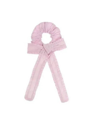 Hairband Women s Ruffle Bow Hair Scrunch Light Pink - GANNI - BALAAN 1