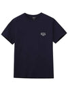 Raymond Short Sleeve T-shirt Navy - A.P.C. - BALAAN 6