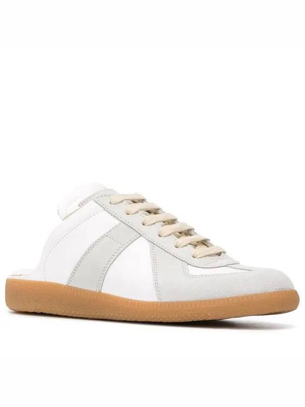 Women's Replica Cut Out Mule Low Top Sneakers White - MAISON MARGIELA - BALAAN 4