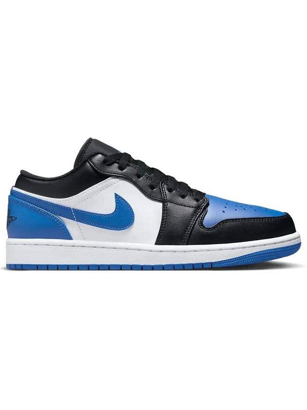 Air Jordan 1 Low Top Sneakers Royal Blue Black - NIKE - BALAAN 1