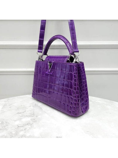 Lux You LV Capucine BB Purple Crocodile - LOUIS VUITTON - BALAAN 2