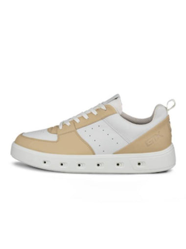 Street 720 Leather Low Top Sneakers Beige - ECCO - BALAAN 1