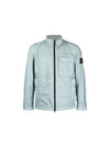 Men's Waffen Patch Membrana 3L TC Nylon Jacket Sky Blue - STONE ISLAND - BALAAN 1