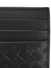 Intrecciato Classic Card Wallet Black - BOTTEGA VENETA - BALAAN 4