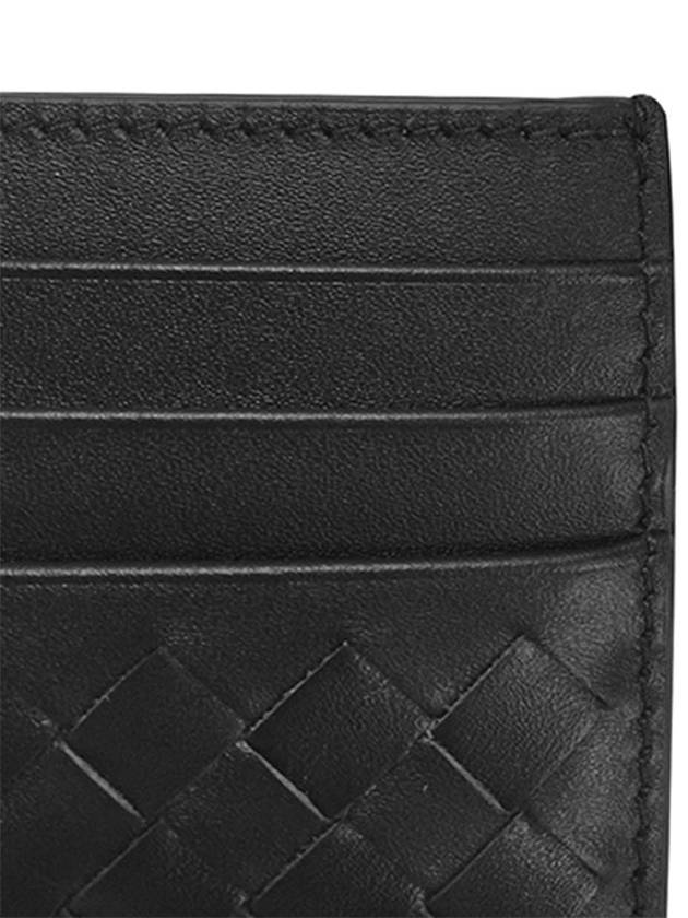 Intrecciato Classic Card Wallet Black - BOTTEGA VENETA - BALAAN 4