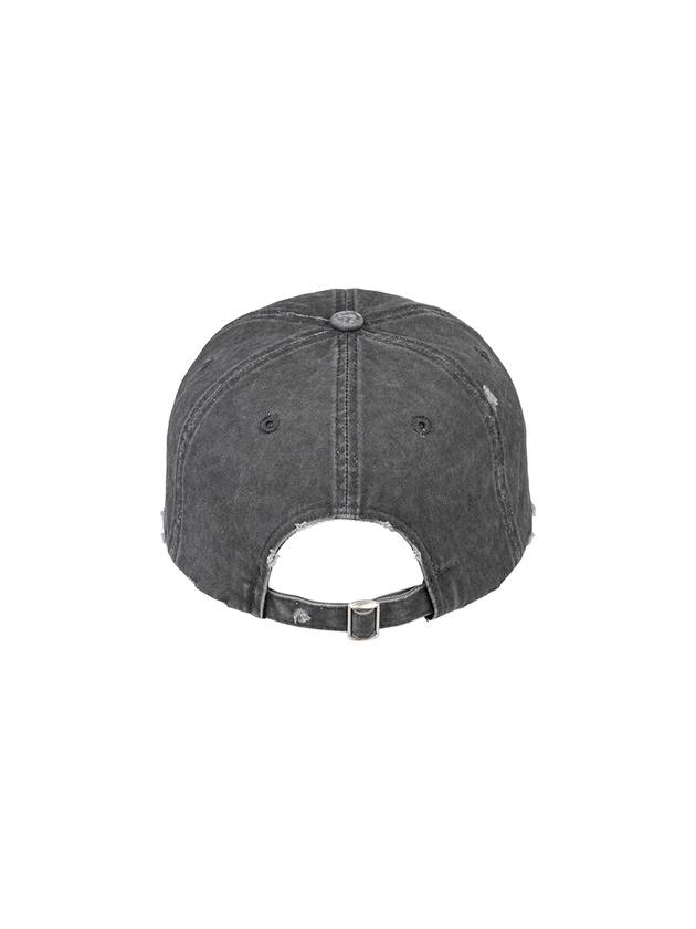 Damage Washing Ball Cap Grey - PEOPLE OF THE WORLD - BALAAN 4