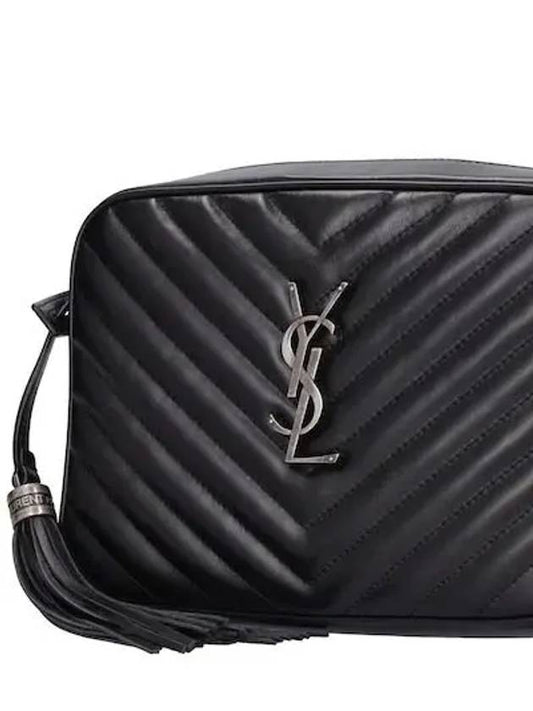 LOU leather tassel detail silver tone logo camera shoulder bag 612544 DV704 - SAINT LAURENT - BALAAN 2