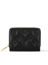 Women's Lou Monogram Lambskin Half Wallet Black - LOUIS VUITTON - BALAAN 2