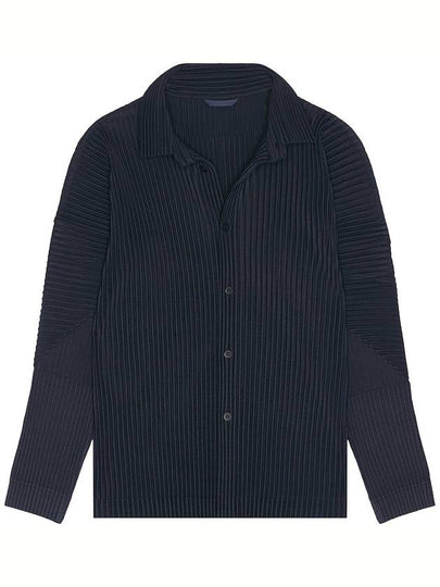 Monthly Color November Long Sleeve Shirt Midnight Blue - ISSEY MIYAKE - BALAAN 2