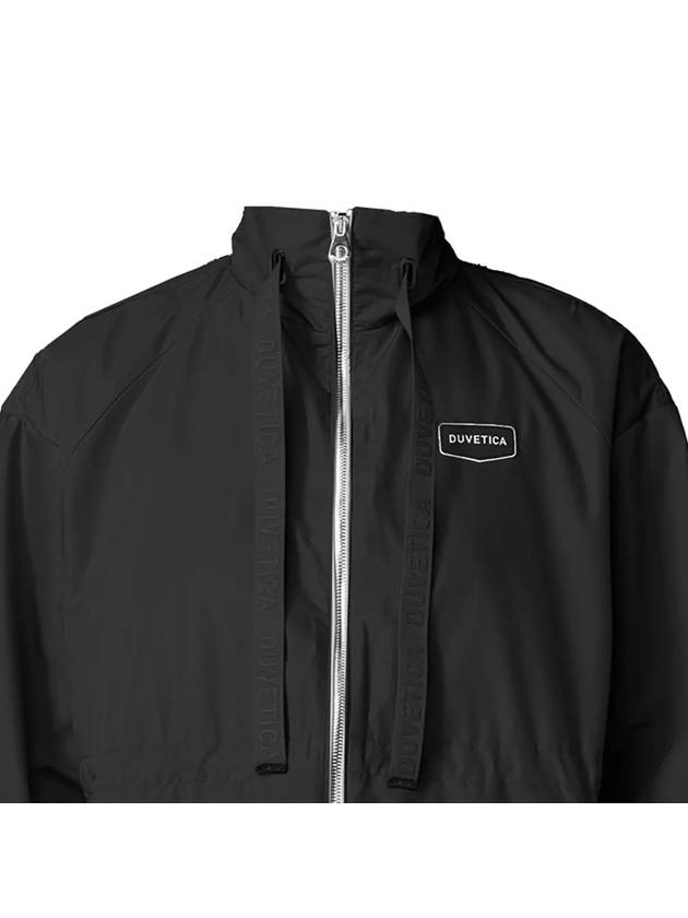 Coggia Drawstring Jacket Black - DUVETICA - BALAAN 5