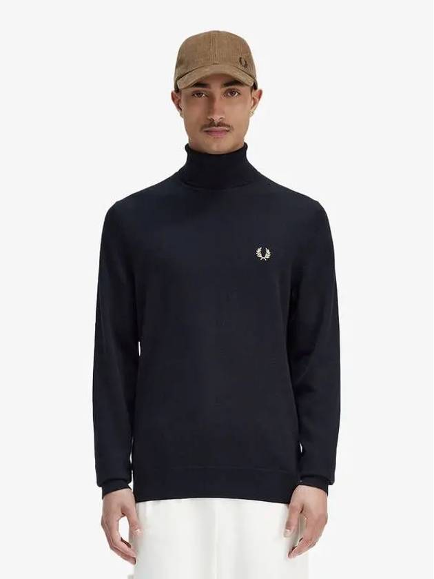 Sharp Roll Neck Knit 198 AFPM2339552 Black - FRED PERRY - BALAAN 1