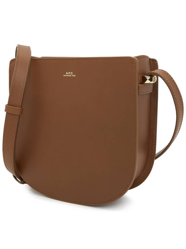 Geneve Smooth Leather New Shoulder Bag Brown - A.P.C. - BALAAN 3