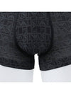 All Over Logo Trunk Black - EMPORIO ARMANI - BALAAN 7