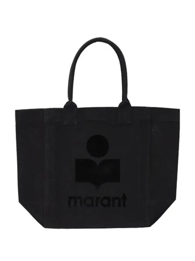 Small Yanky Logo Tote Bag Black PM0001FA1X18M 01BK - ISABEL MARANT - BALAAN 2