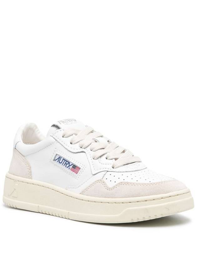 Medalist Goatskin Low Top Sneakers White - AUTRY - BALAAN 3