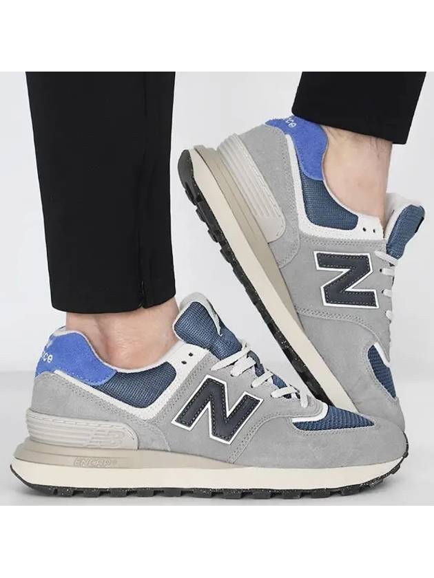 574 Legacy Low Top Sneakers Blue Grey - NEW BALANCE - BALAAN 2