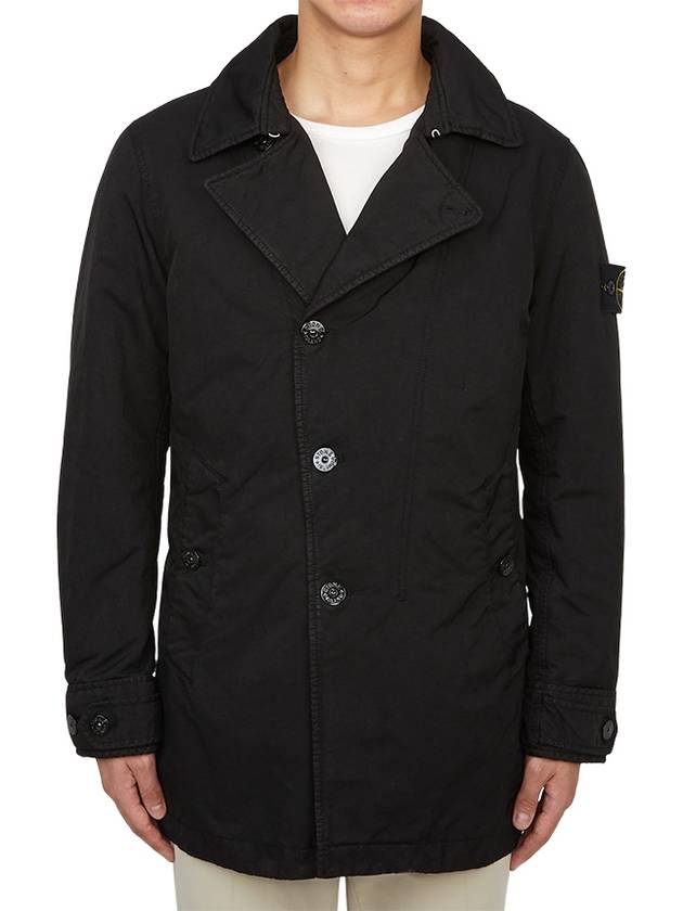 David TC Padding Jacket Black - STONE ISLAND - BALAAN 3