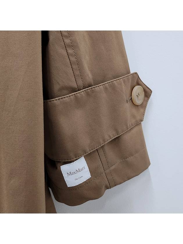 The Cube VTRENCH V Trench Water Repellent Trench Coat Caramel 2419021024600 011 - MAX MARA - BALAAN 7