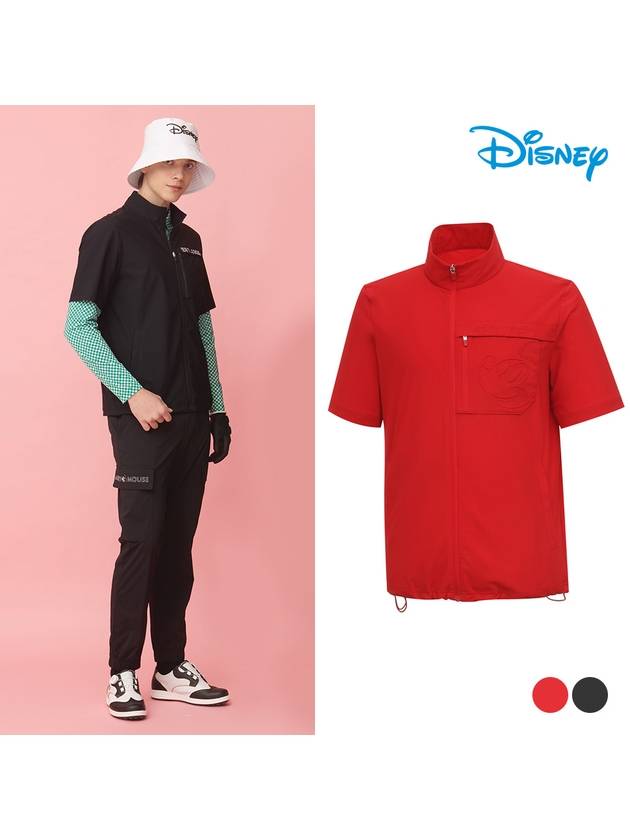 half-neck pocket point string zip-up jumper DO1MJB004 - DISNEY GOLF - BALAAN 1