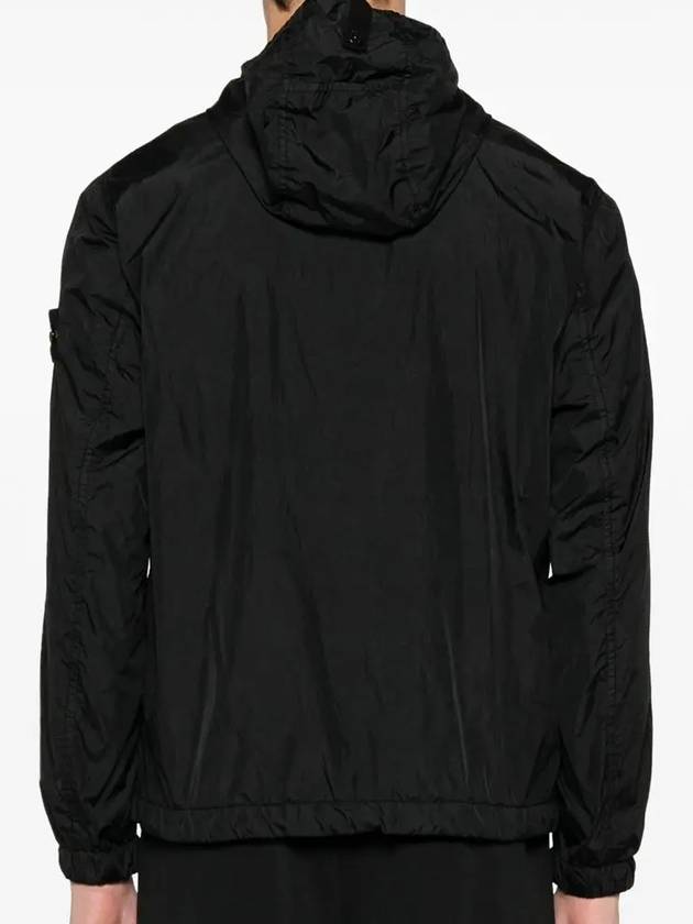 Garment Dyed Crinkle Reps R-Nylon Jacket Black - STONE ISLAND - BALAAN 5