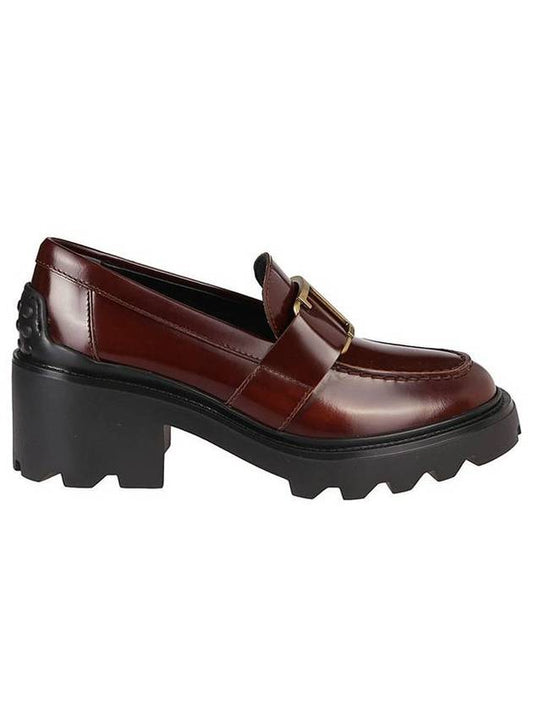 Timeless Leather Loafers Brown - TOD'S - BALAAN.