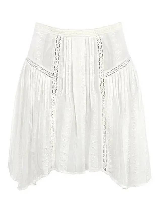 Jorena Unbalanced Skirt White - ISABEL MARANT ETOILE - BALAAN 2