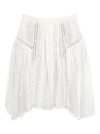 Jorena Unbalanced Skirt White - ISABEL MARANT ETOILE - BALAAN 2