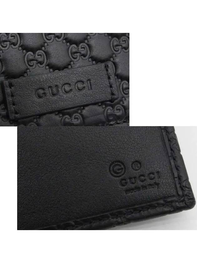 Women's Micro GG Ssima Flap Continental Long Wallet Black - GUCCI - BALAAN 8