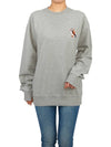 Embroidery Puffin Logo Sweatshirt Grey - JW ANDERSON - BALAAN 7