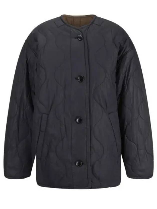 Nesme Reversible Quilted Single Coat Black - ISABEL MARANT - BALAAN 2