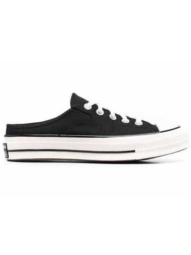 Chuck 70 Mule Low Top Sneakers Black - CONVERSE - BALAAN 1