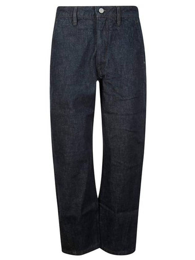 Twisted Straight Jeans Indigo - LEMAIRE - BALAAN 1