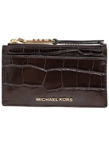 Michael Michael Kors Card Case, Women's, Brown - MICHAEL KORS - BALAAN 1