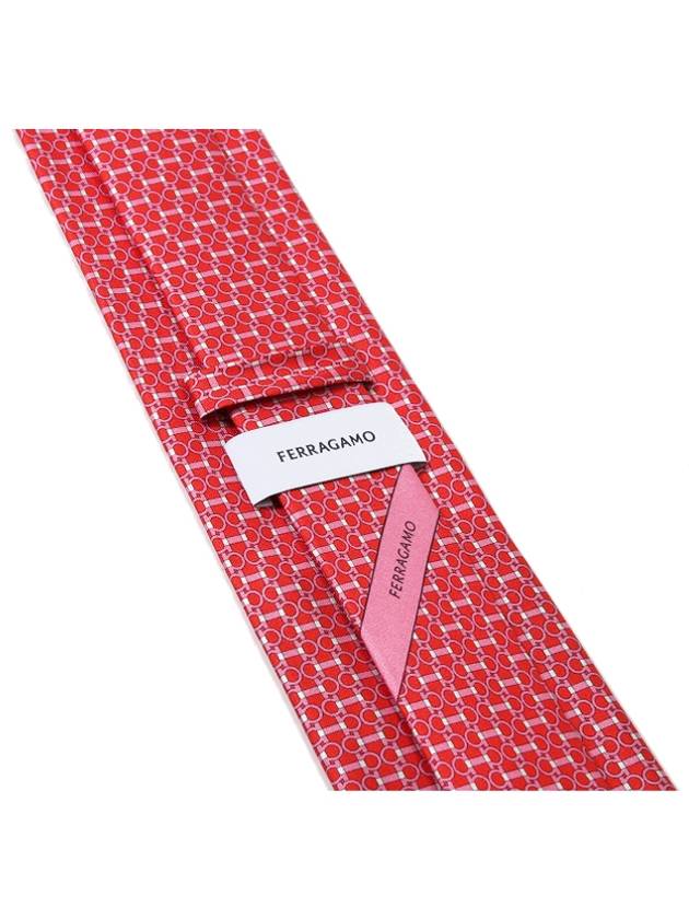 Gancini Pattern 35 0995 04 774201 Silk Tie - SALVATORE FERRAGAMO - BALAAN 3