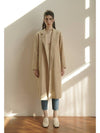 corduroy single long jacket - LETTUCE - BALAAN 2