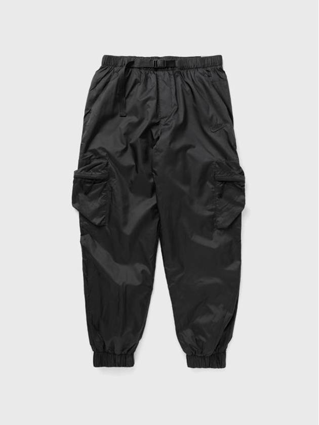 Tech Embroidered Logo Cargo Track Pants Black - NIKE - BALAAN 2