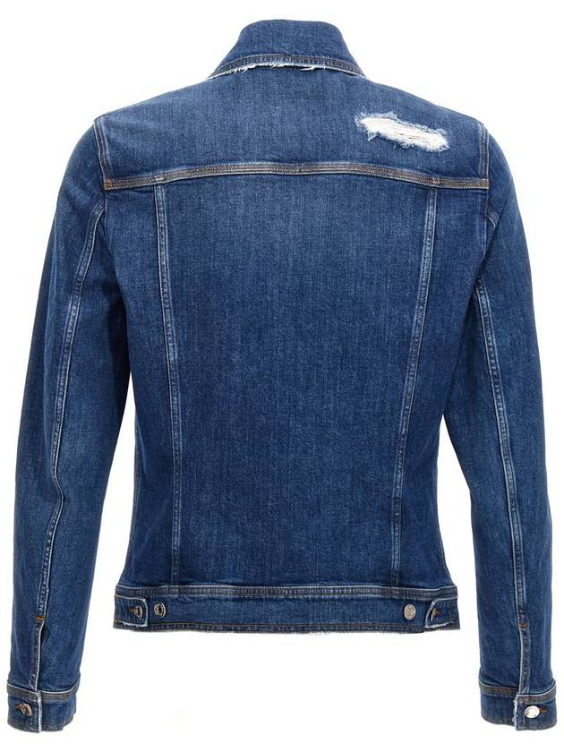 Dolce & Gabbana Denim Jacket With Used Effect - DOLCE&GABBANA - BALAAN 2