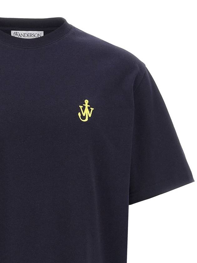 JW Anderson Anchor Embroid Tee - JW ANDERSON - BALAAN 3