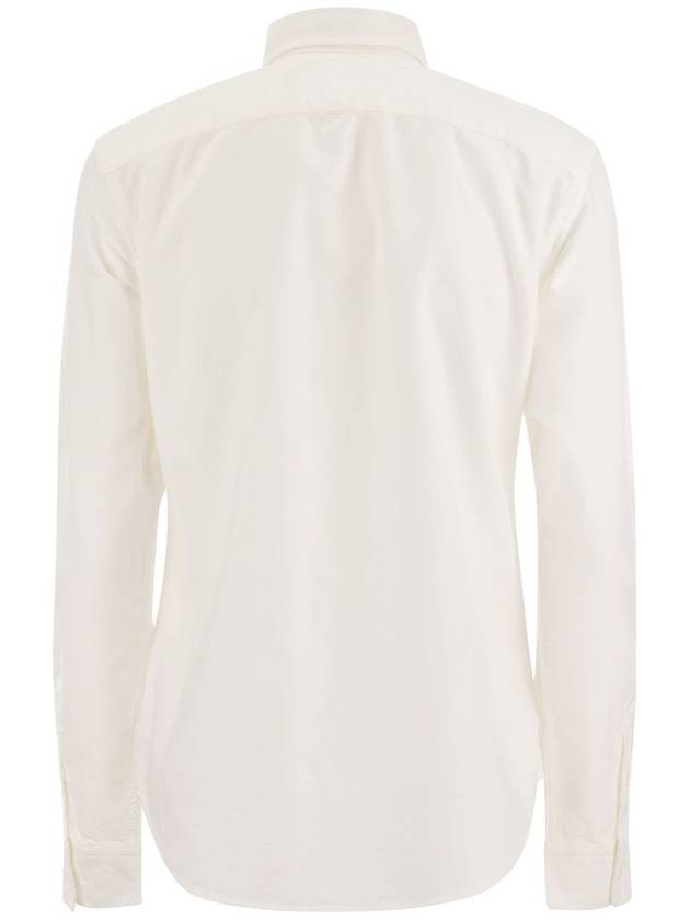 Pony Classic Fit Long Sleeve Shirt White - POLO RALPH LAUREN - BALAAN 3