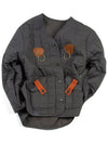 Welcome gate quilted jacket charcoal I5WJ03CH - IOEDLE - BALAAN 1