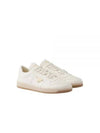 Downtown Nappa Leather Low Top Sneakers Ivory - PRADA - BALAAN 2