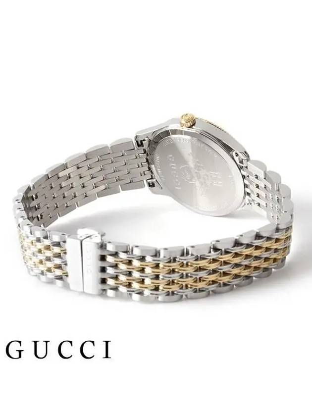 G Timeless Metal Quartz Dial 29mm Watch Pink Silver - GUCCI - BALAAN 5