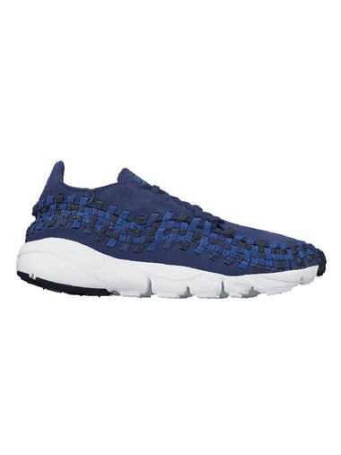 Air Footscape Woven Low Top Sneakers Binary Blue - NIKE - BALAAN 1