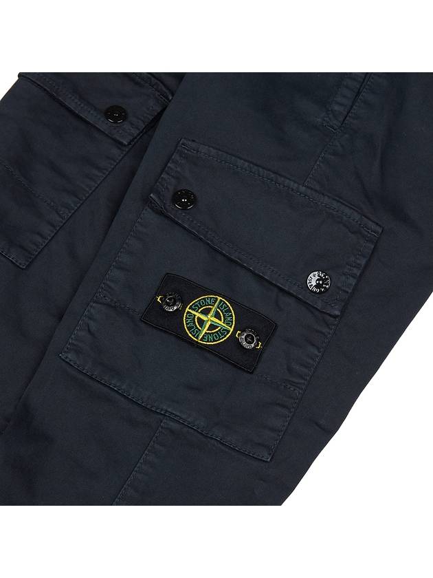 Kids Stone Island Straight Pants 811630115 V0120 NAVY - STONE ISLAND - BALAAN 7