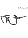 Eyewear Square Acetate Glasses Black - GUCCI - BALAAN 3