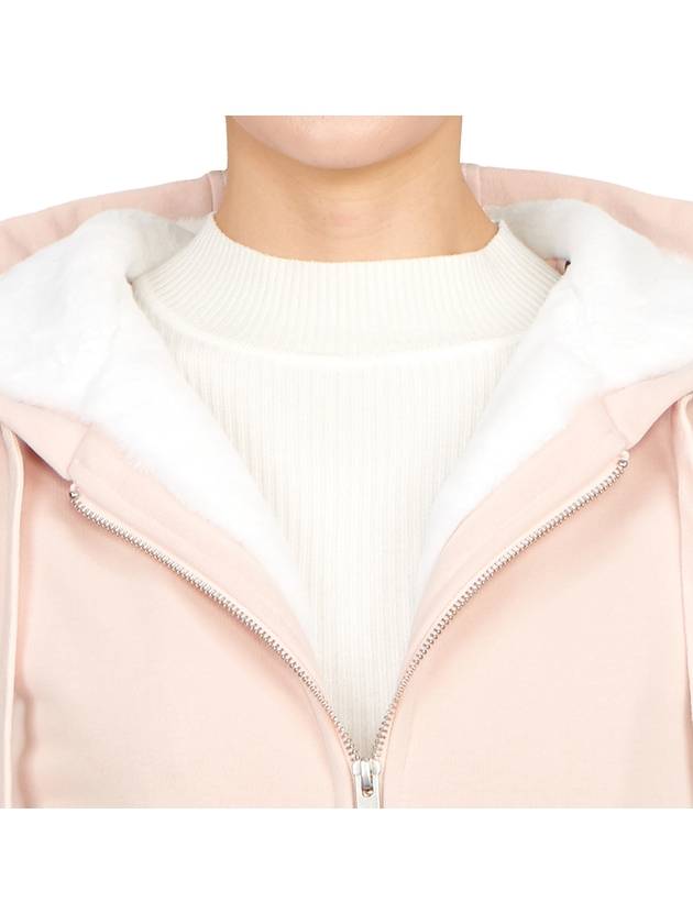 Classic Bunny 2 Zip Up Hoodie White Lining Dusty Rose - MOOSE KNUCKLES - BALAAN 9