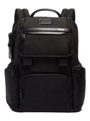 Alpha Flap Backpack Black - TUMI - BALAAN 1